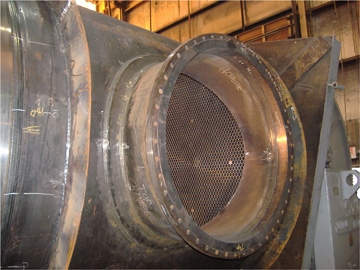 Large flange