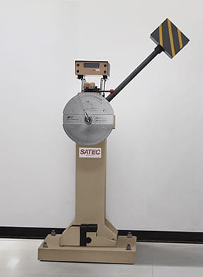 The tool used to perform the Charpy V-Notch Test.