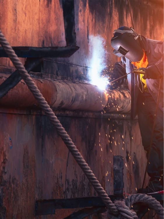Shipbuilding with Hobart Filler Metals